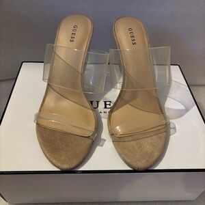NEW Guess Women's Clear Wedge